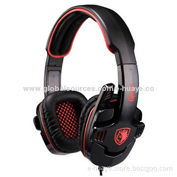 Wired Computer Headset with 40mm Hi-fi Driver, Comfortable Headband & Ear Pads, CE, RoHS Marks